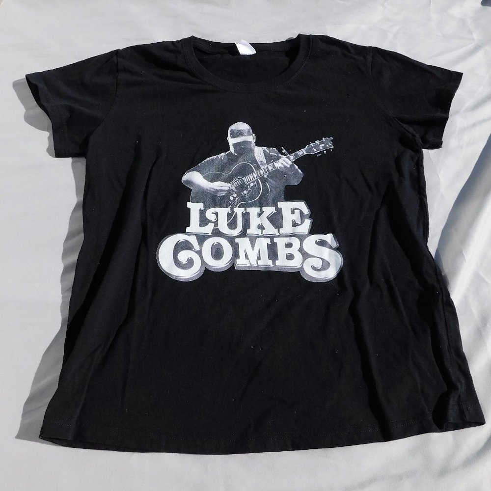 Black Luke Combs tee shirt, Large, Runs small